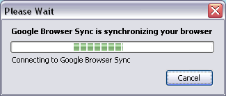 Google Browser Sync - synchronizing